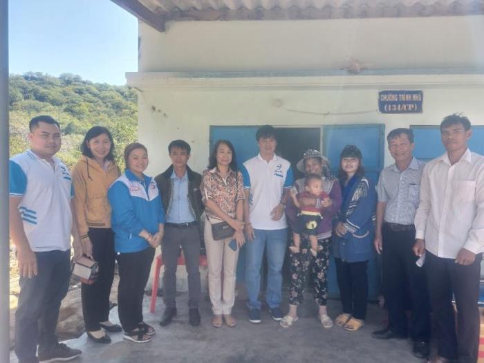 Khảo sát 2 căn nhà tình thương ở xã Vĩnh Hải, Ninh Hải, Ninh Thuận ngày 07/02/2023